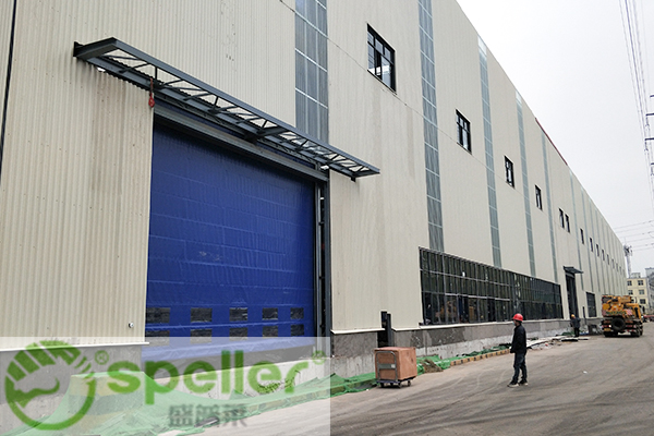 鋼鐵廠房抗風堆積快速卷簾門 鋼鐵廠房抗風堆積快速卷簾門