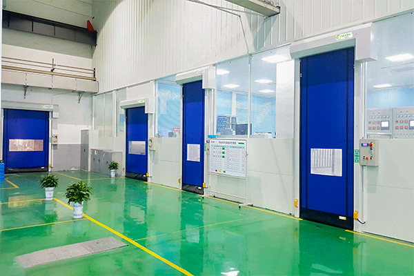 醫藥廠安裝拉鏈快速卷簾門 醫藥廠安裝拉鏈快速卷簾門